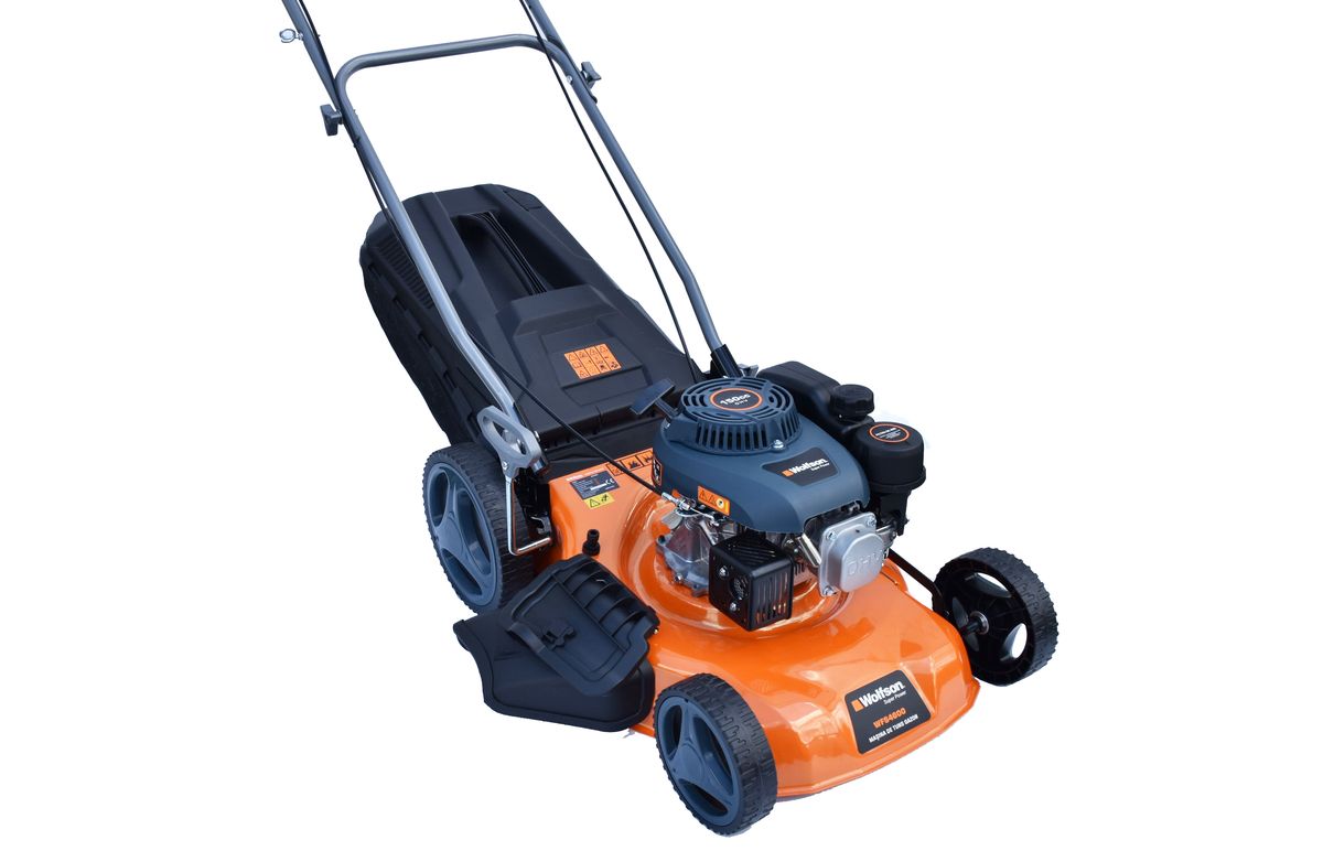 Masina de tuns iarba cu autopropulsie Wolfson, 4CP, benzina, latime de lucru 46cm