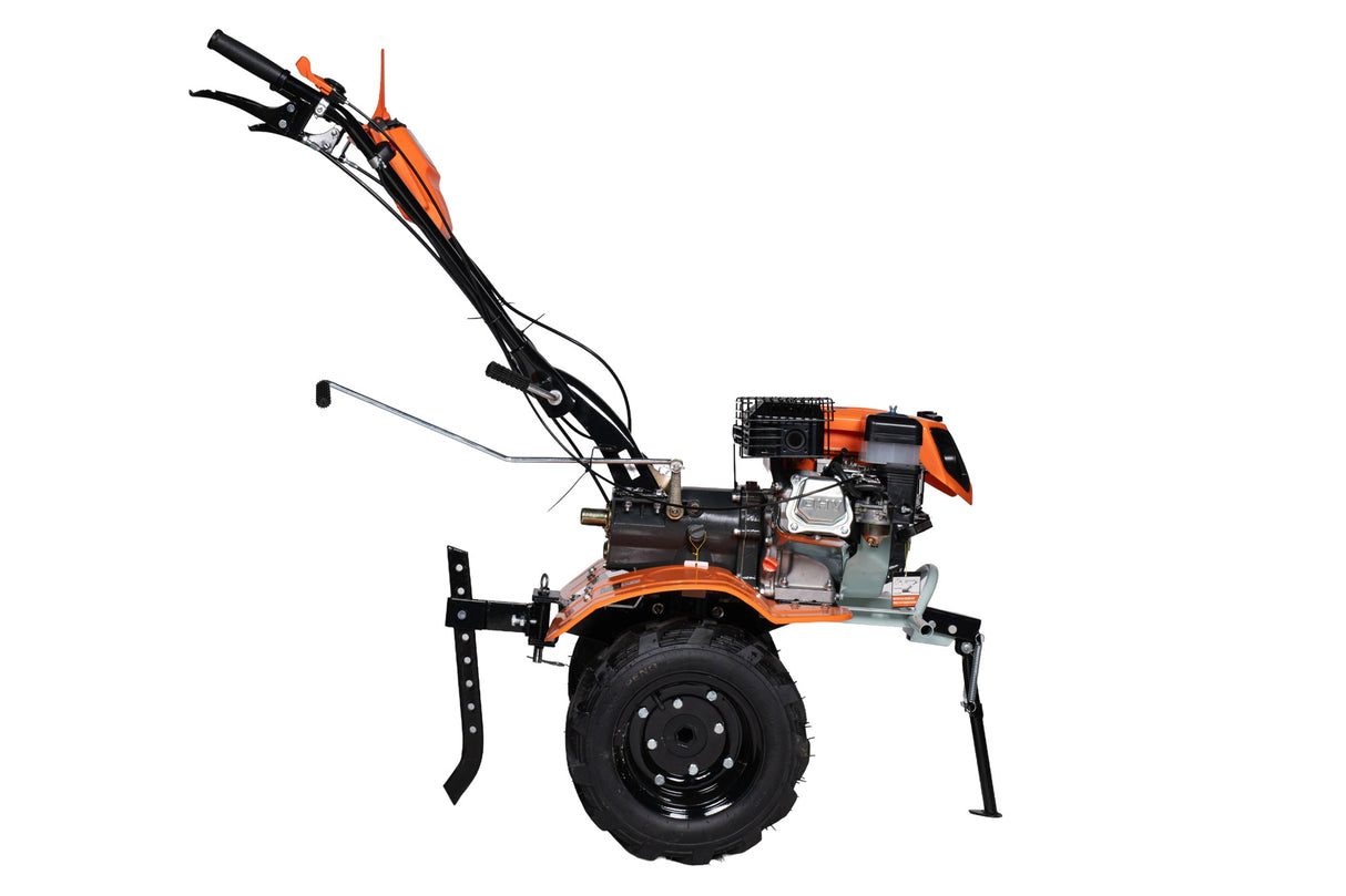 Motocultor Wolfson Imperio 8001, 8 CP, cu far si accesorii : plug, rarita, roti de transport 6.5X8, roti metalice, prasitoare