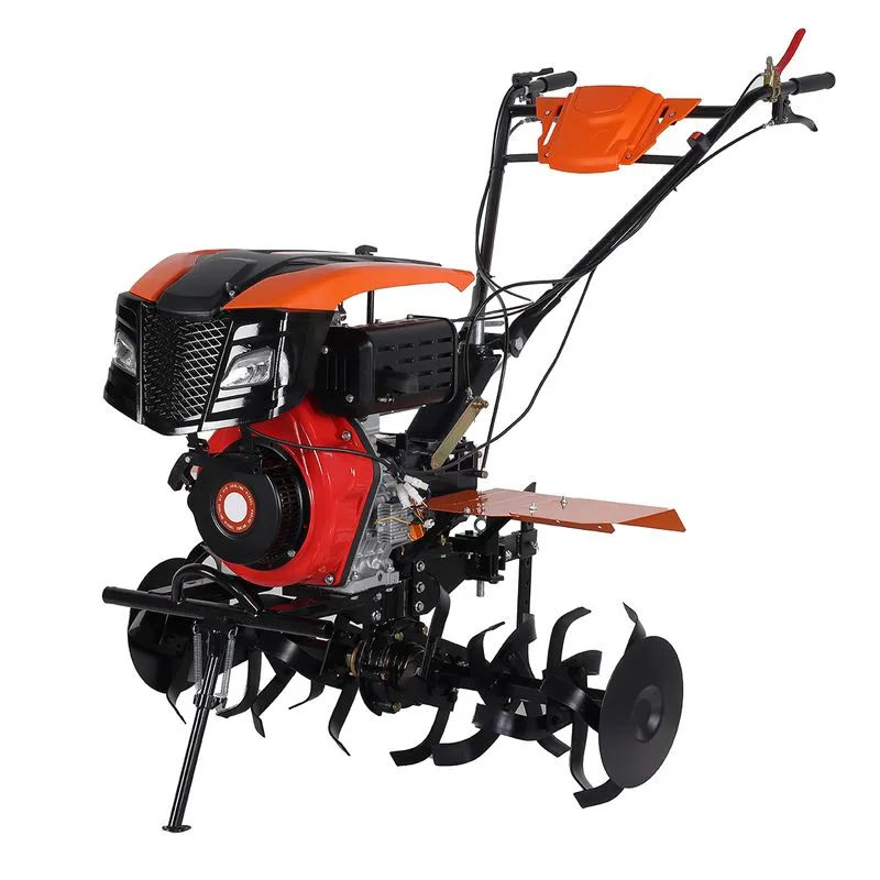 Motocultor DIESEL Wolfson Imperio 11CP, cu far si roti de transport 500x12