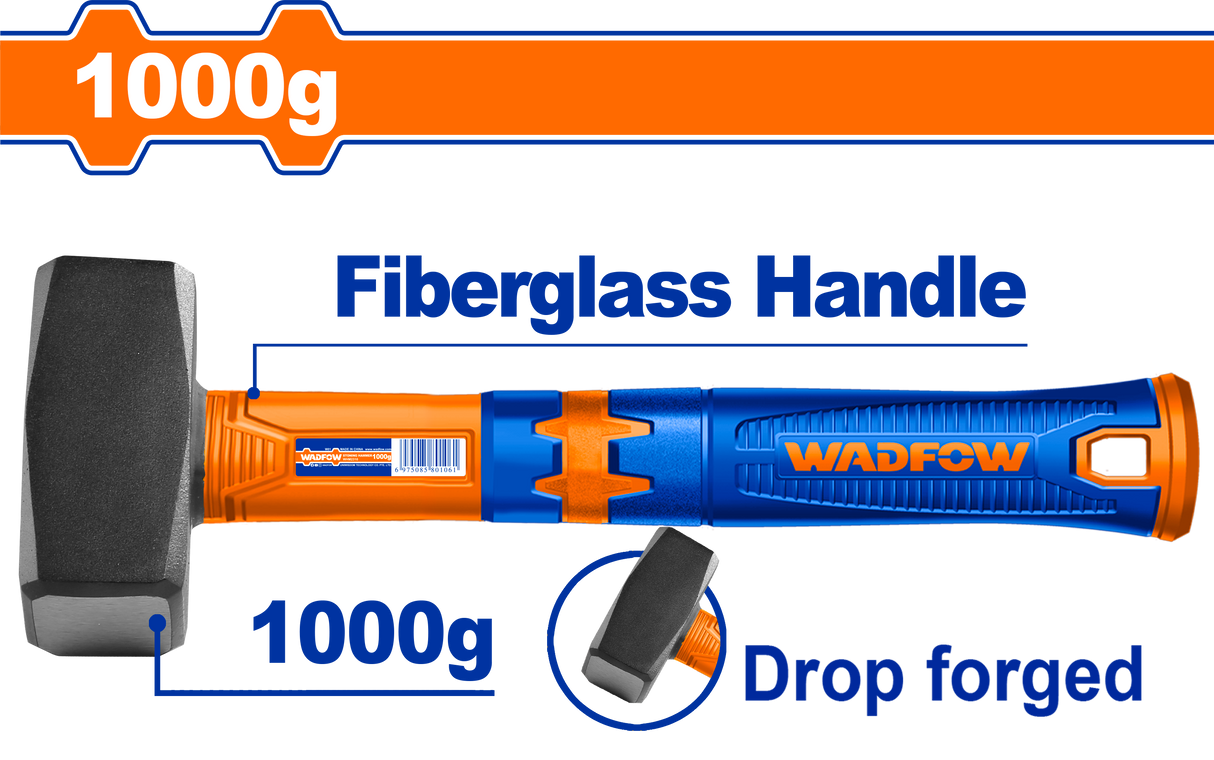Ciocan pentru zidarie Wadfow, otel carbon, 1000g