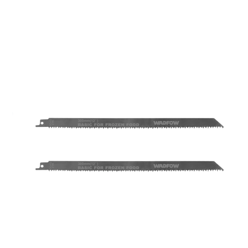 Set 2 lame fierastrau sabie Wadfow, pentru carne congelata, oase, gheata, 300mm, 8TPI
