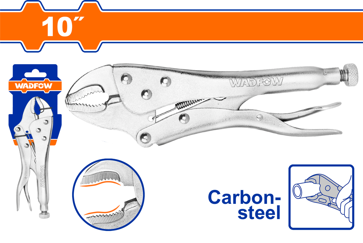 Cleste cu blocare Wadfow, 10”/254mm, deschidere maxima 45mm