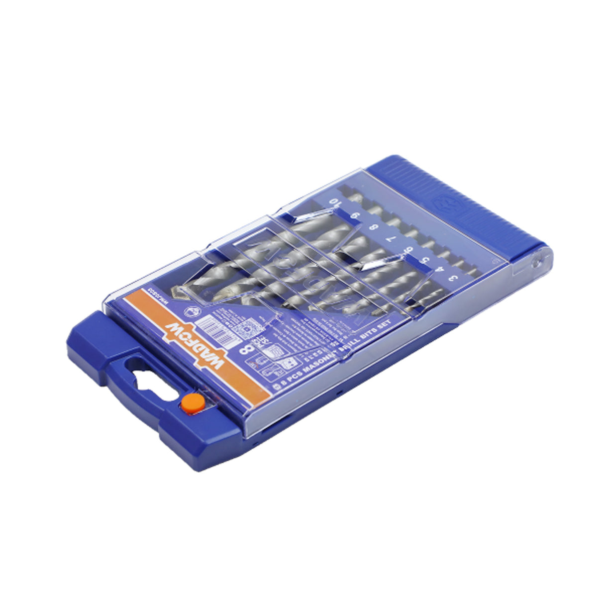 Set 8 burghie pentru beton Wadfow, diametru 3-10mm