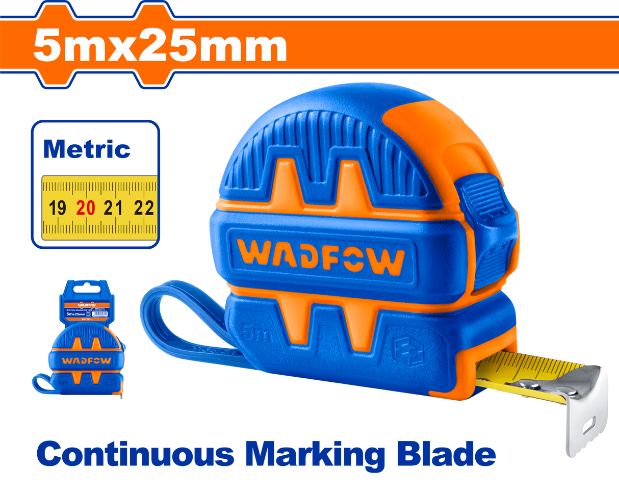 Ruleta Wadfow, lungime 5m, latime 25mm