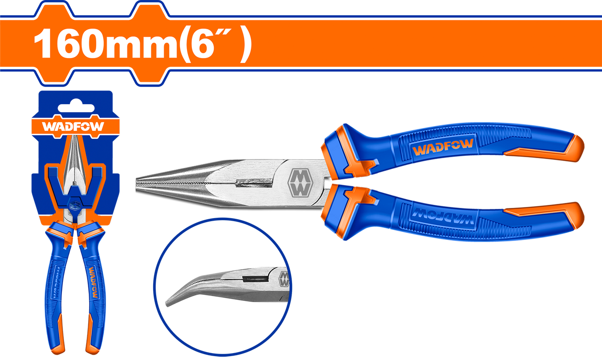 Cleste cu varf ascutit si curbat Wadfow, Cr-V, 6”/160mm