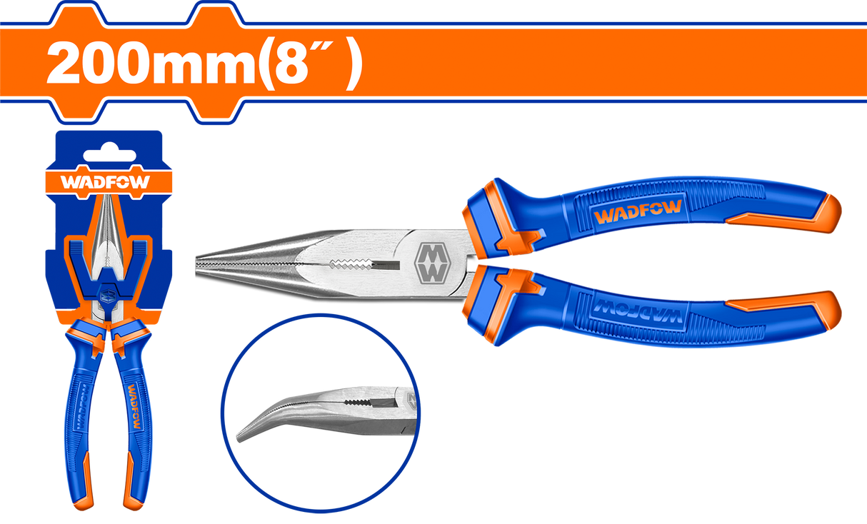 Cleste cu varf ascutit si curbat Wadfow, Cr-V, 8”/200mm