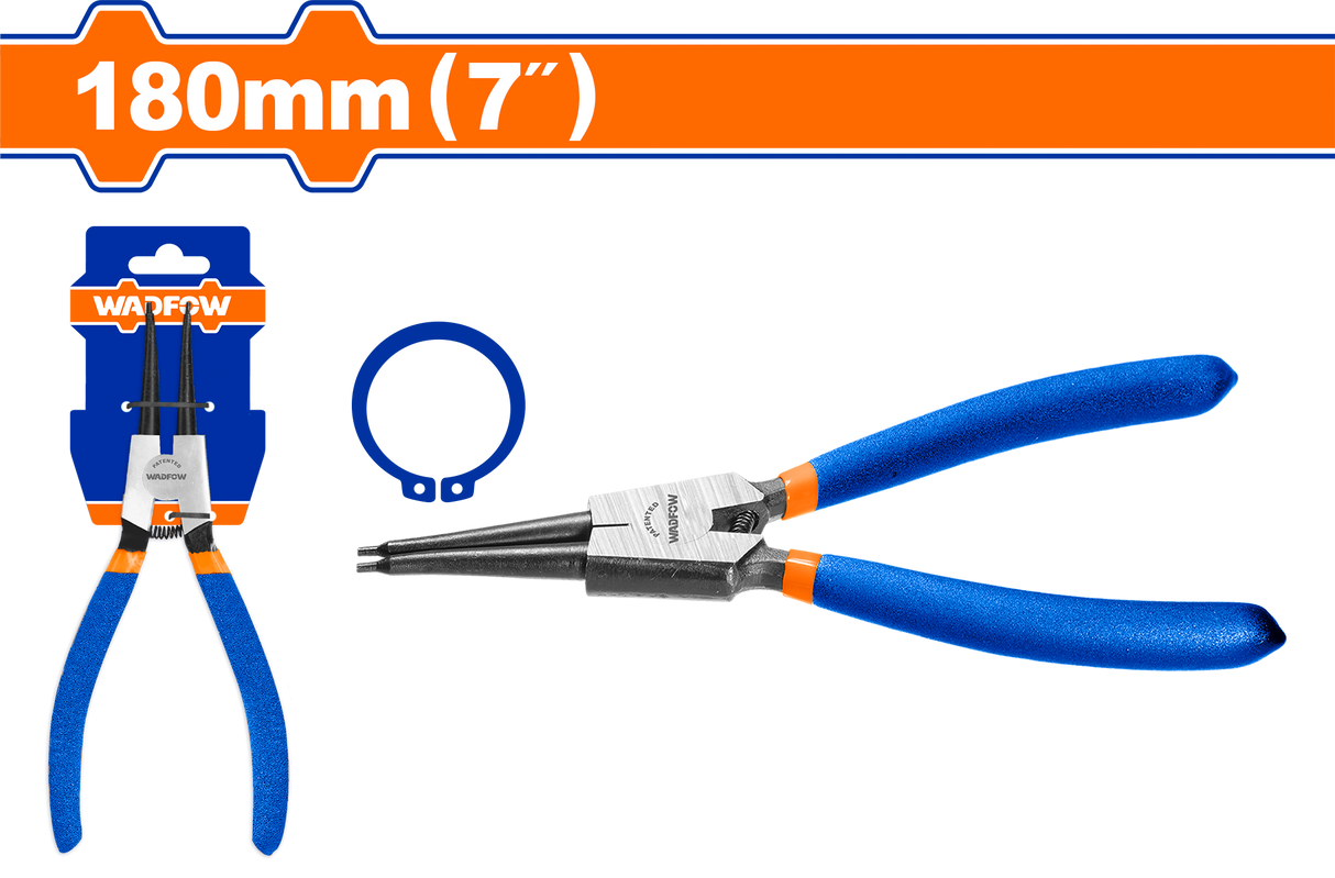 Cleste pentru sigurante externe Wadfow, 7”/180mm, cap drept