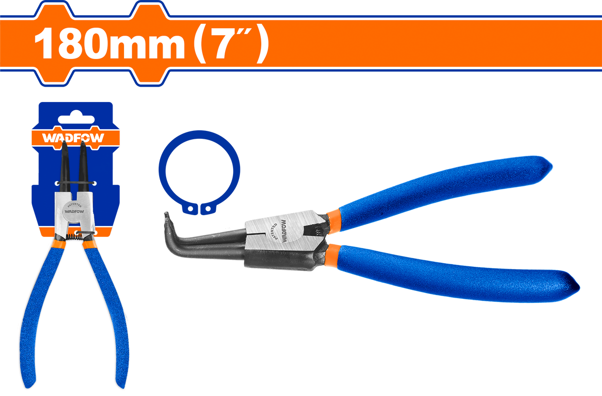 Cleste pentru sigurante externe Wadfow, 7”/180mm, cap indoit