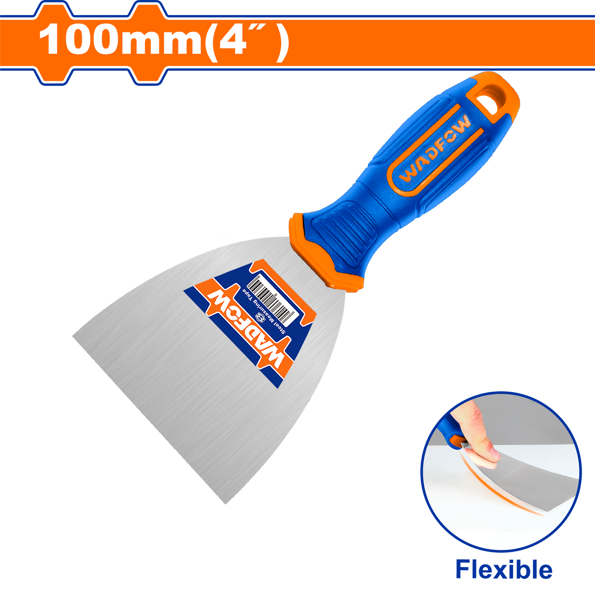 Spaclu Wadfow, inox, 100mm