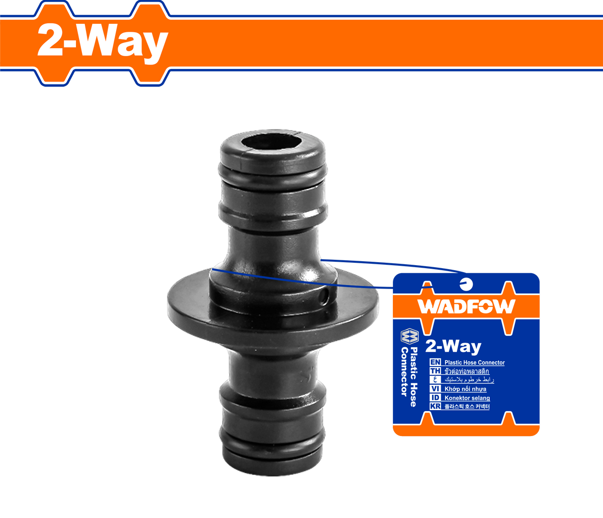 Conector niplu Wadfow, ABS