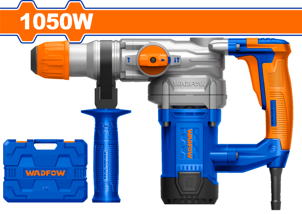 Ciocan rotopercutor Wadfow, 1050W, 240V, 4.5J, 1100rpm, 3800bpm, prindere SDS Plus