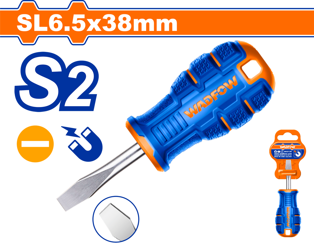 Surubelnita Wadfow, tip varf drept SL6.5, lungime 38mm