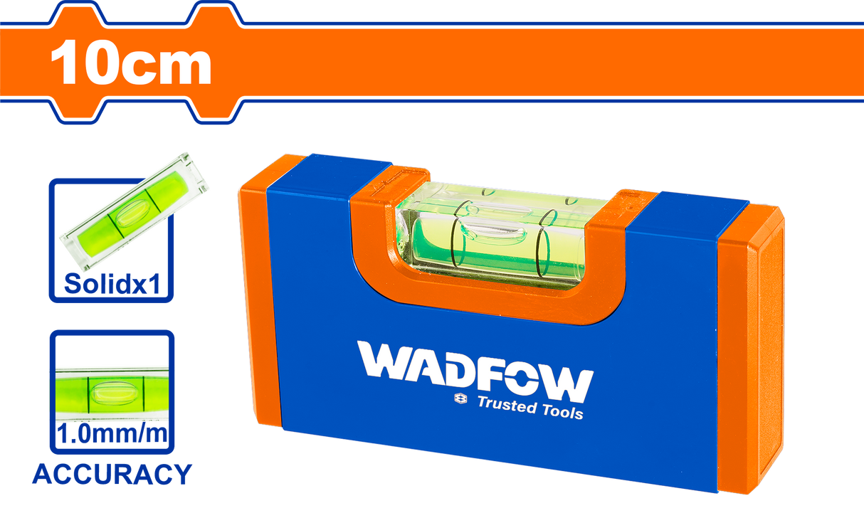 Nivela cu bula Wadfow, precizie ±0.5mm/m, 10cm