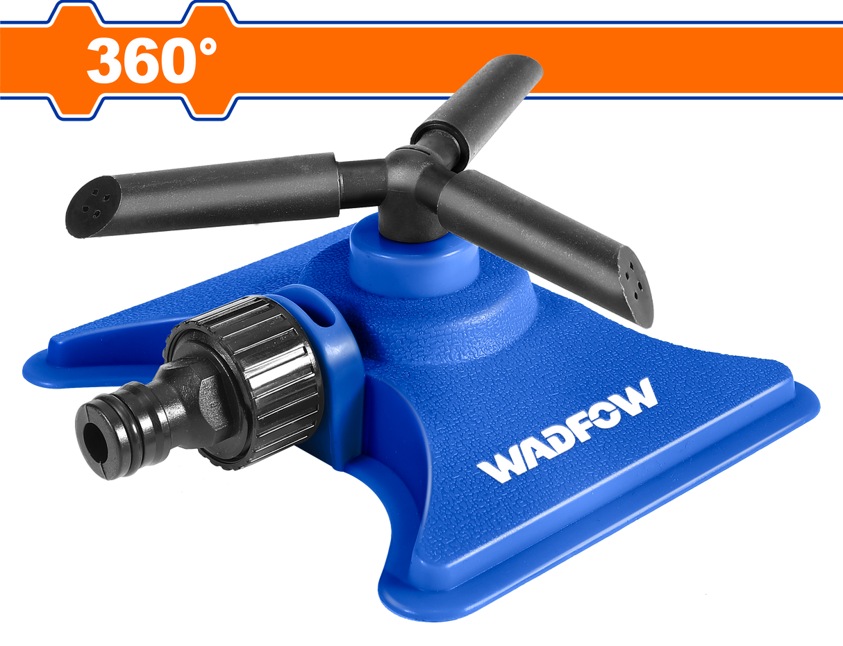 Aspersor cu 3 brate rotative Wadfow, 360°, adaptor 3/4"