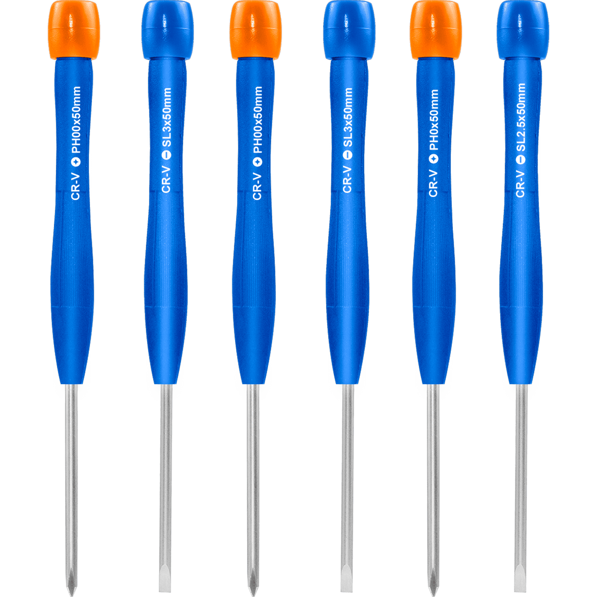 Set 6 surubelnite de precizie Wadfow, Cr-V