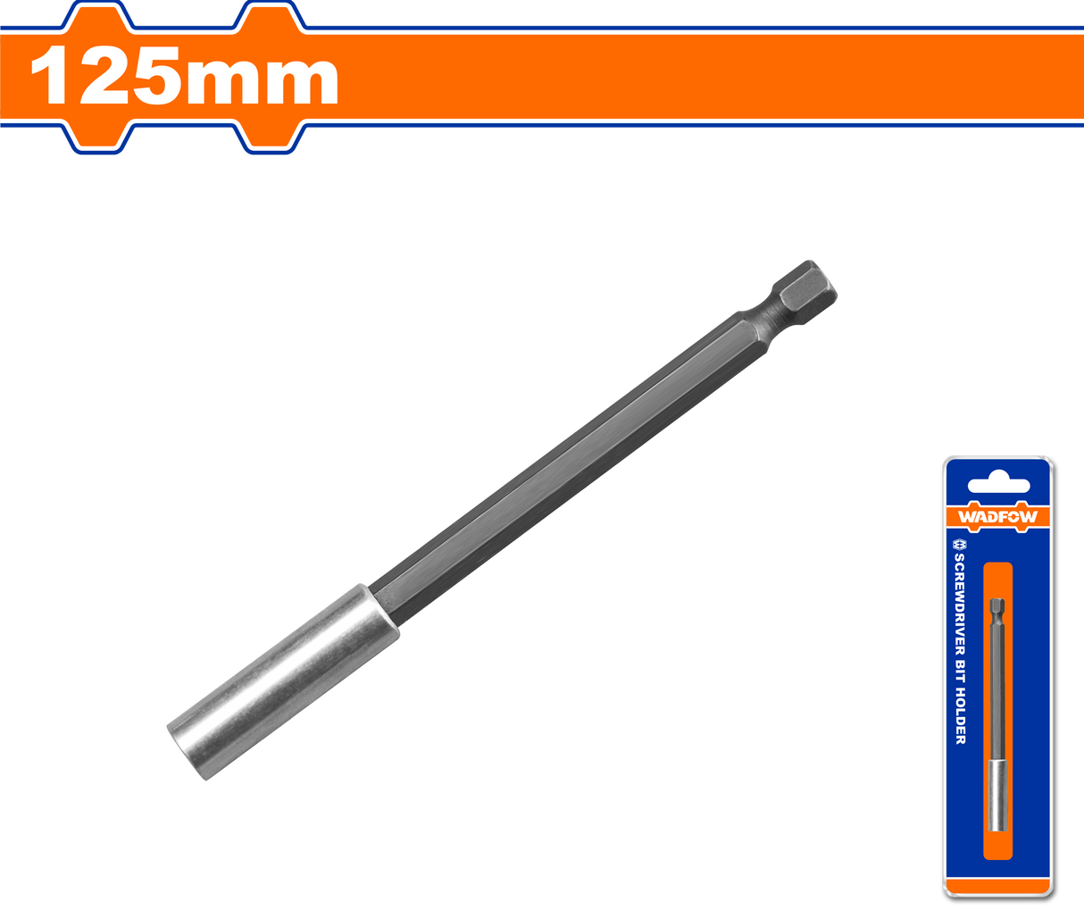 Adaptor biti Wadfow, otel, lungime 125mm
