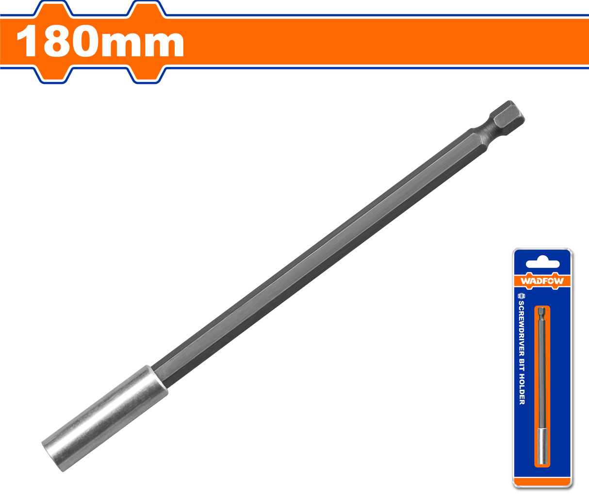 Adaptor lung Wadfow, otel, 180mm