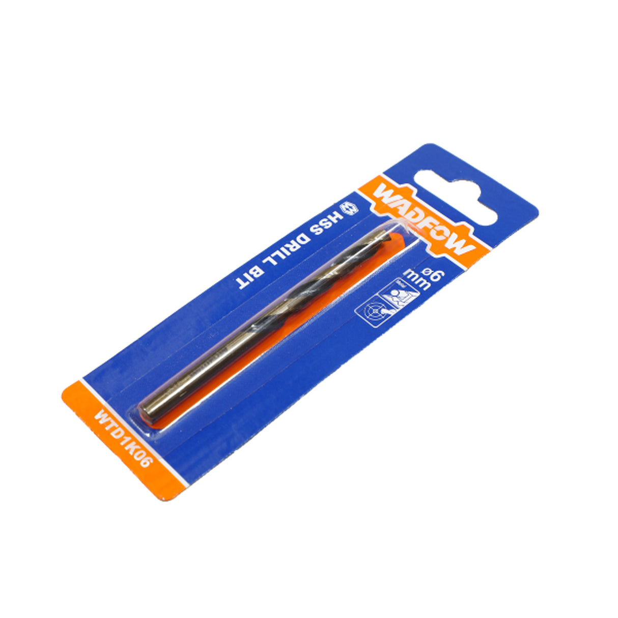 Burghiu pentru metal Wadfow, otel M2 HSS, diamentru 6mm