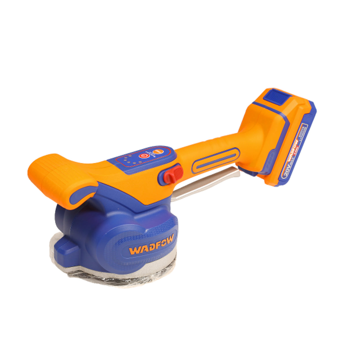 Vibrator cu ventuza pentru placi ceramice WADFOW 20V – 10000 rpm, 130mm, 50kg (nu include acumulator)
