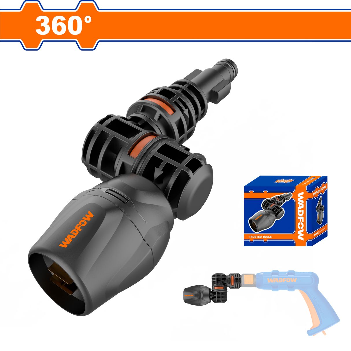 Duza rotativa pentru aparat de spalat cu presiune Wadfow, 360°