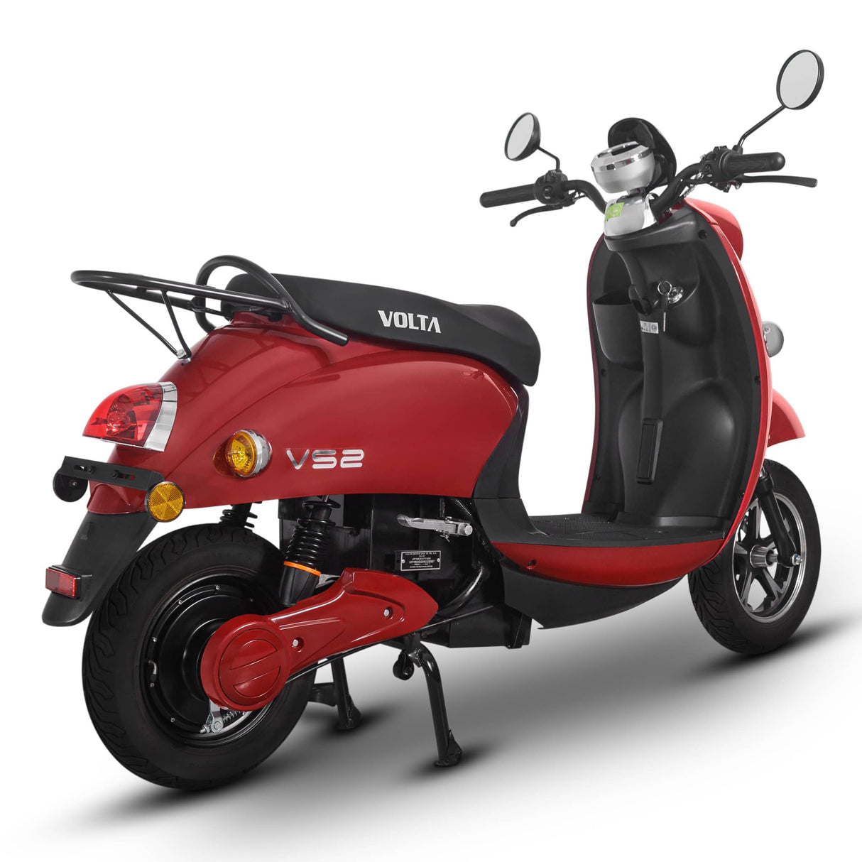 Voltarom S2, motor 2000W, autonomie pana la 60 km, viteza maxima 25 km pe ora, Scuter electric Fara Permis, Visiniu