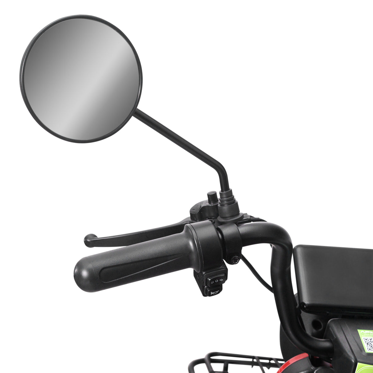 Tricicleta electrica, Volta APM5, Rosu, viteza maxima 25 km/h, Autonomie pana la 40 km