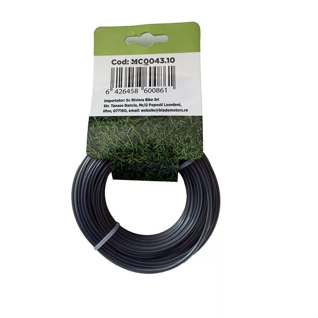 Fir taietor PVC cu miez ranforsat 15 m- 2.4mm (sectiune rotunda) (MC)