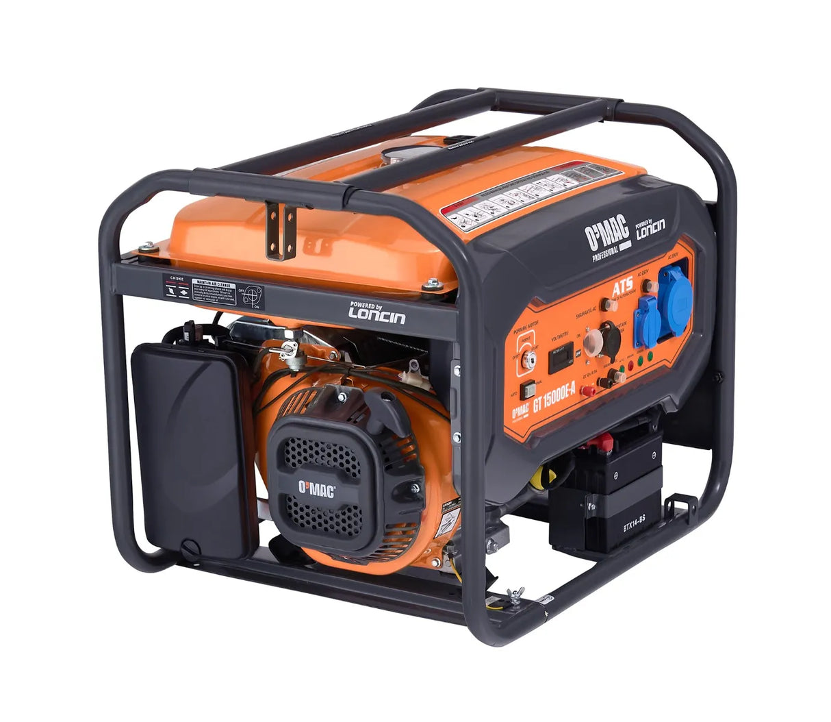 Generator de curent O'MAC GT 15000E-A - 8 kW, 15 CP