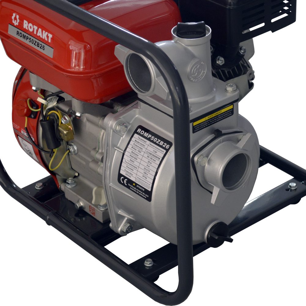 Motopompa apa curata Rotakt ROMP50ZB26 - 2'', 7 CP, 31000 l/h