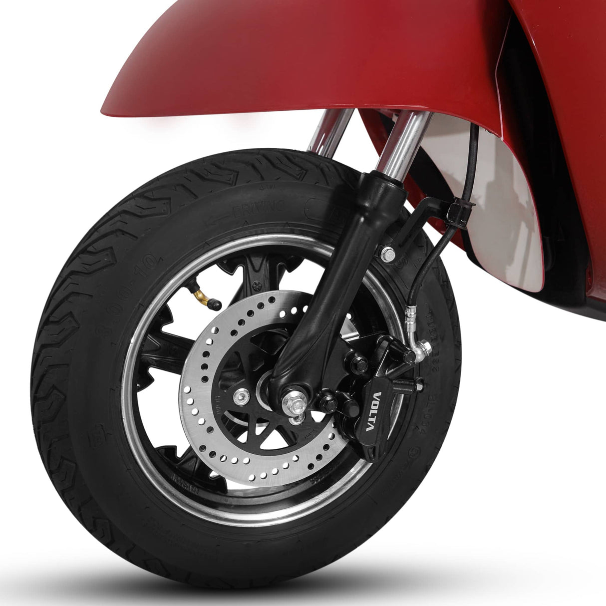 Voltarom S2, motor 2000W, autonomie pana la 60 km, viteza maxima 25 km pe ora, Scuter electric Fara Permis, Visiniu