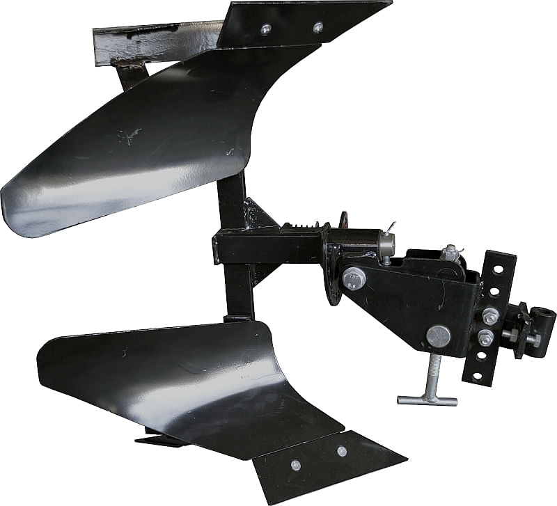 Plug de arat reversibil pentru motocultor, cu doua trupite, Rotakt LF-20 pentru motocultoare cu o putere mai mica de 8.5 CP