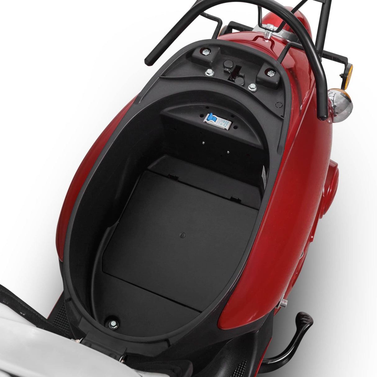 Voltarom S2, motor 2000W, autonomie pana la 60 km, viteza maxima 25 km pe ora, Scuter electric Fara Permis, Visiniu