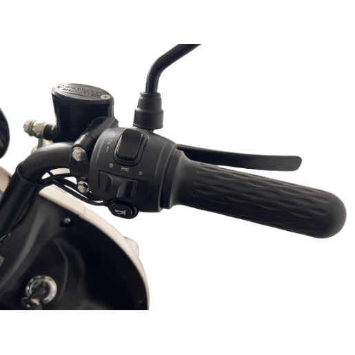 Voltarom S2, 2000W, Fara Permis, viteza maxima 25 km pe ora, autonomie pana la 60 km, Scuter Electric fara permis, Alb