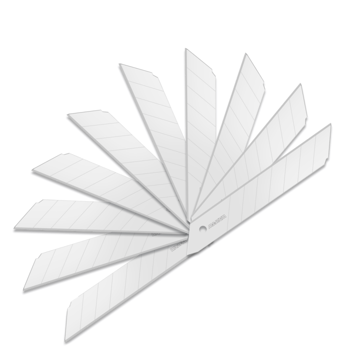 Set 10 lame cutter Wadfow, otel, 18x100mm