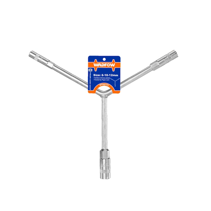 Cheie tubulara tip Y Wadfow, Cr-V, dimensiune 8x10x12mm
