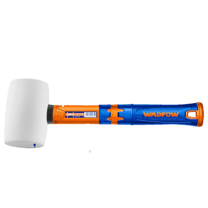 Ciocan de cauciuc Wadfow, maner fibra de sticla, 450g