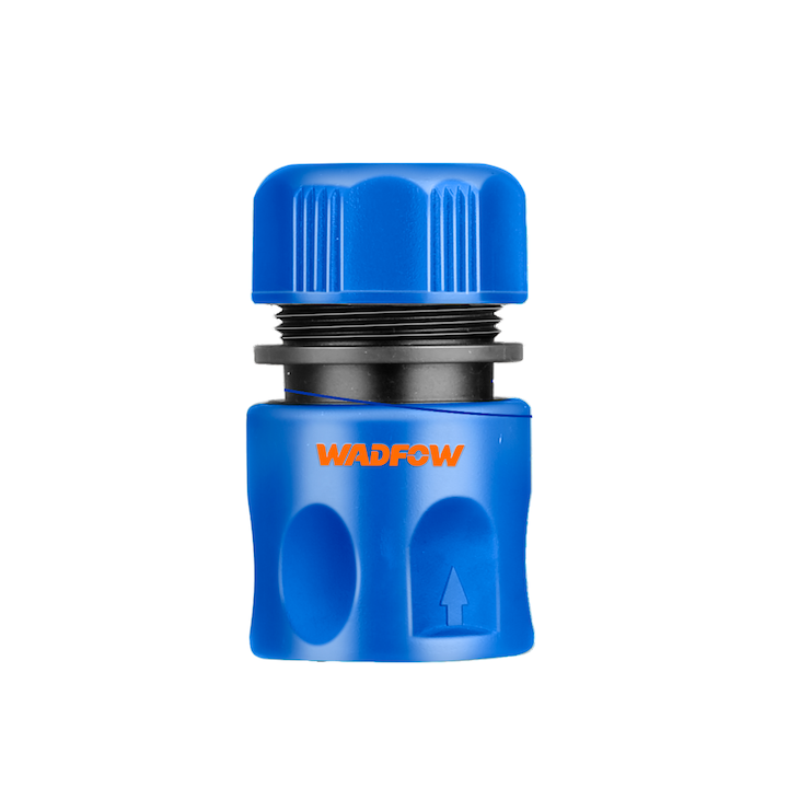 Conector rapid pentru furtun Wadfow, 1/2", ABS, functie de oprire a apei