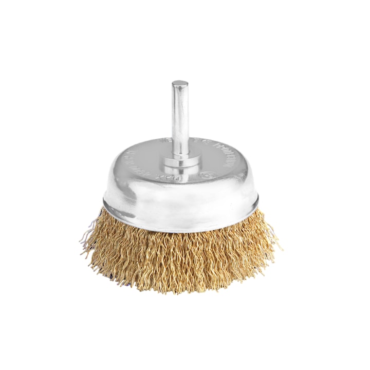 Perie de sarma tip cupa Wadfow, 4500rpm, diametru 75mm