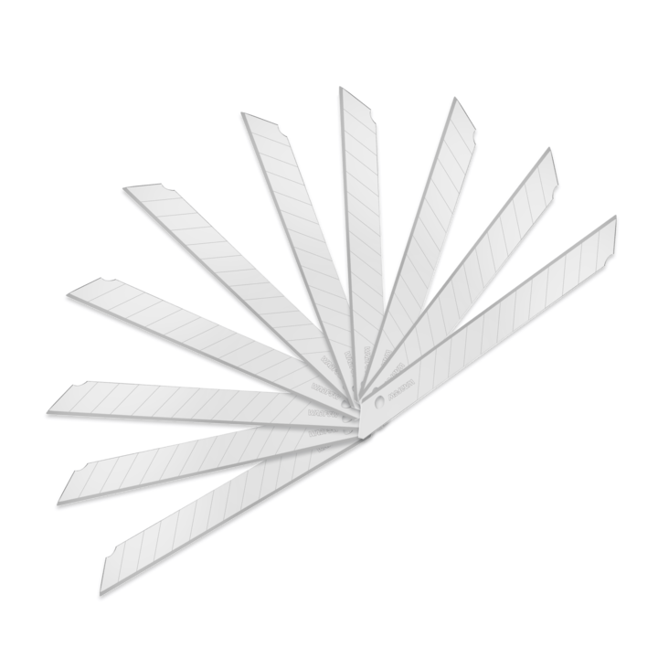 Set 10 lame cutter Wadfow, otel, 9x80mm