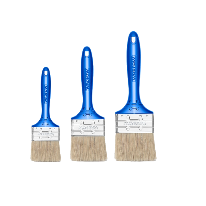 Set pensule pentru vopsit Wadfow, pentru vopsele pe baza de ulei, 3 buc