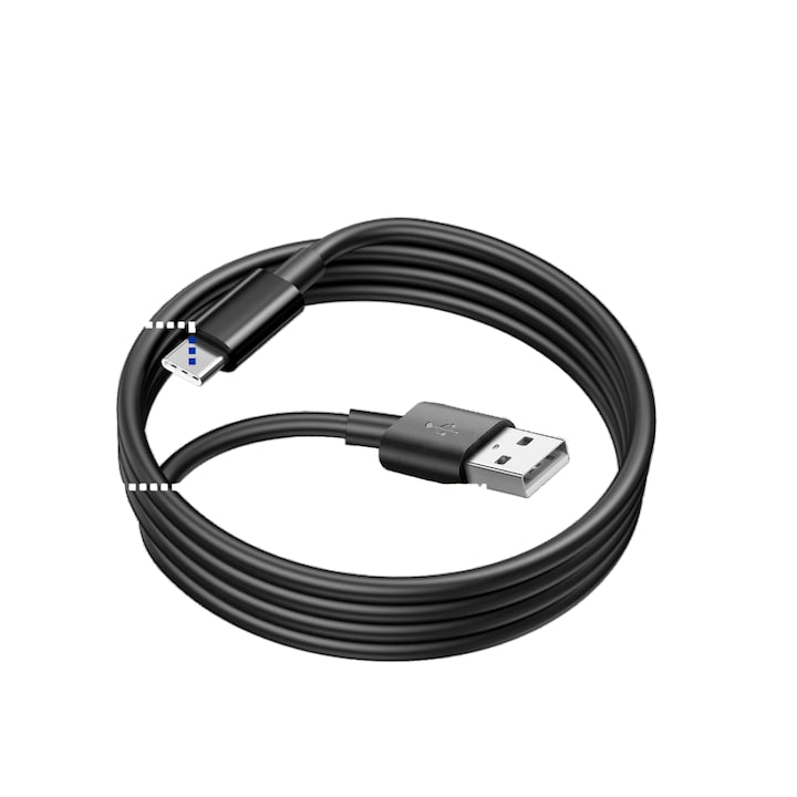 Cablu USB pentru acumulatori si incarcatoare Wadfow, tip A la tip C, 1m