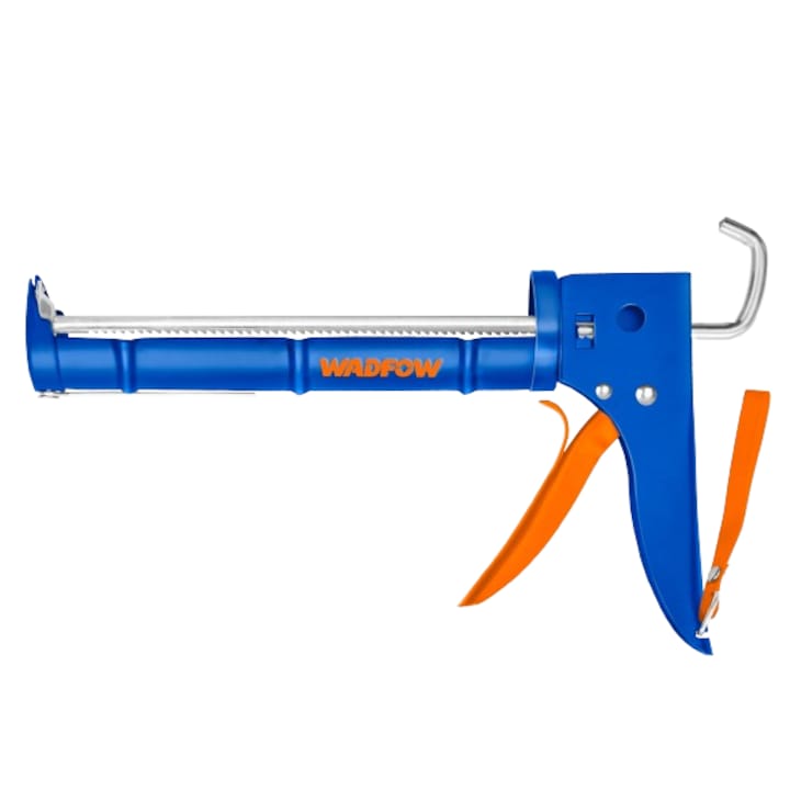 Pistol pentru silicon Wadfow, maner aluminiu, 23cm