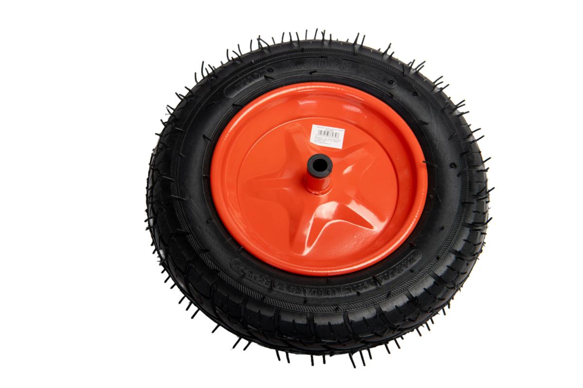 Roata roaba - tt - ax subtire 14mm - mixt - 3.50-8 8pr