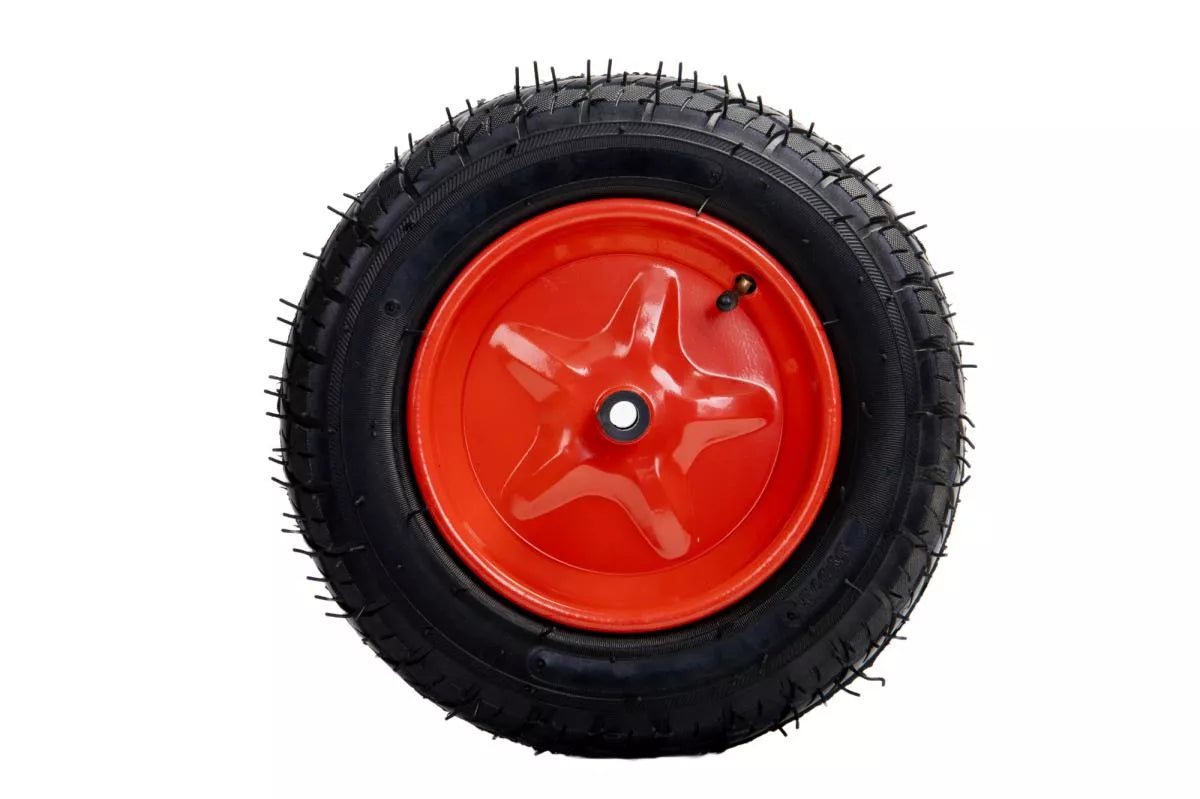 Roata roaba - tt - ax subtire 14mm - mixt - 3.50-8 8pr