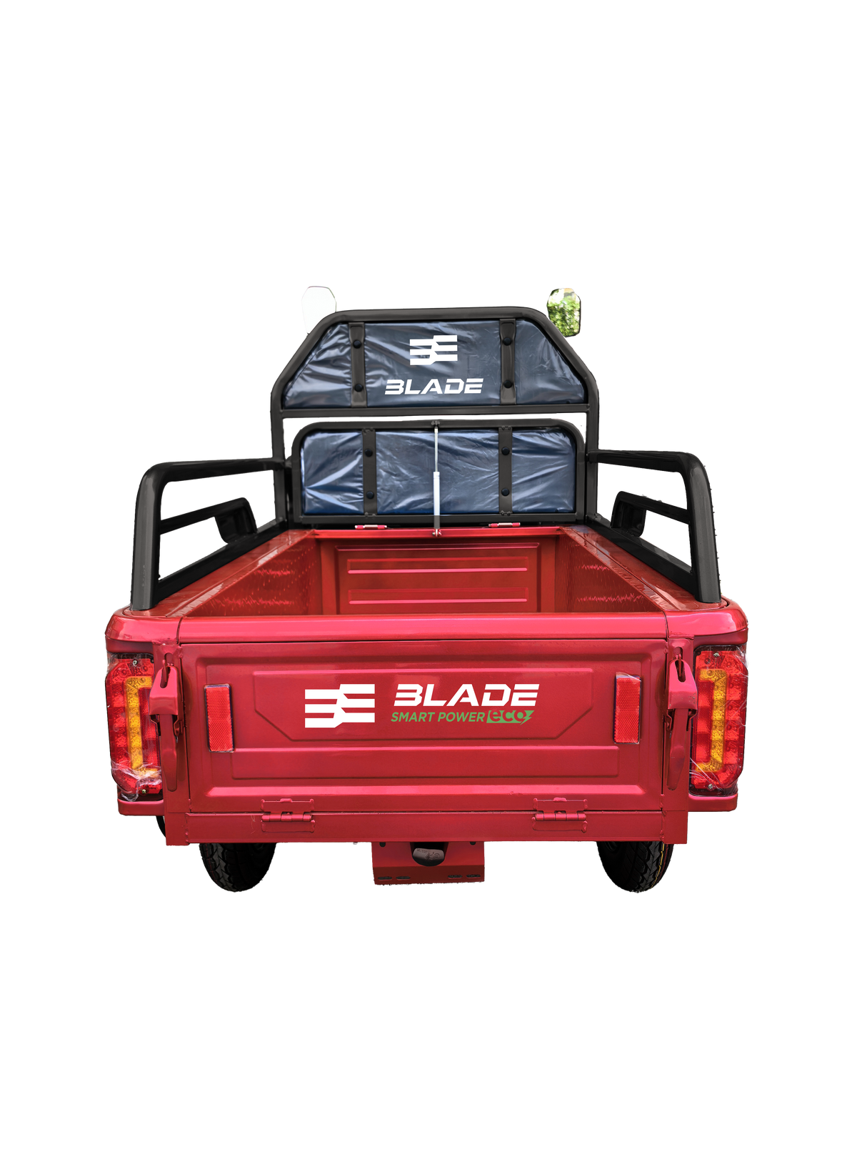 Triciclu Cargo electric BLADE Active R6 1300W, 25 km/h, autonomie pana la 50 km, baterie plumb-acid 72 V/20 Ah, capacitate maxima 500 kg, fara permis, culoare rosu
