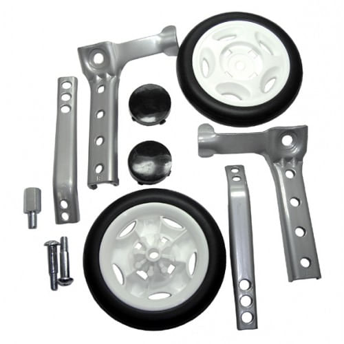 ROTI AJUTATOARE - REGLABILE - BICICLETE CU SCHIMBATOR Marime biciclete 16 - 24 Material roti Plas