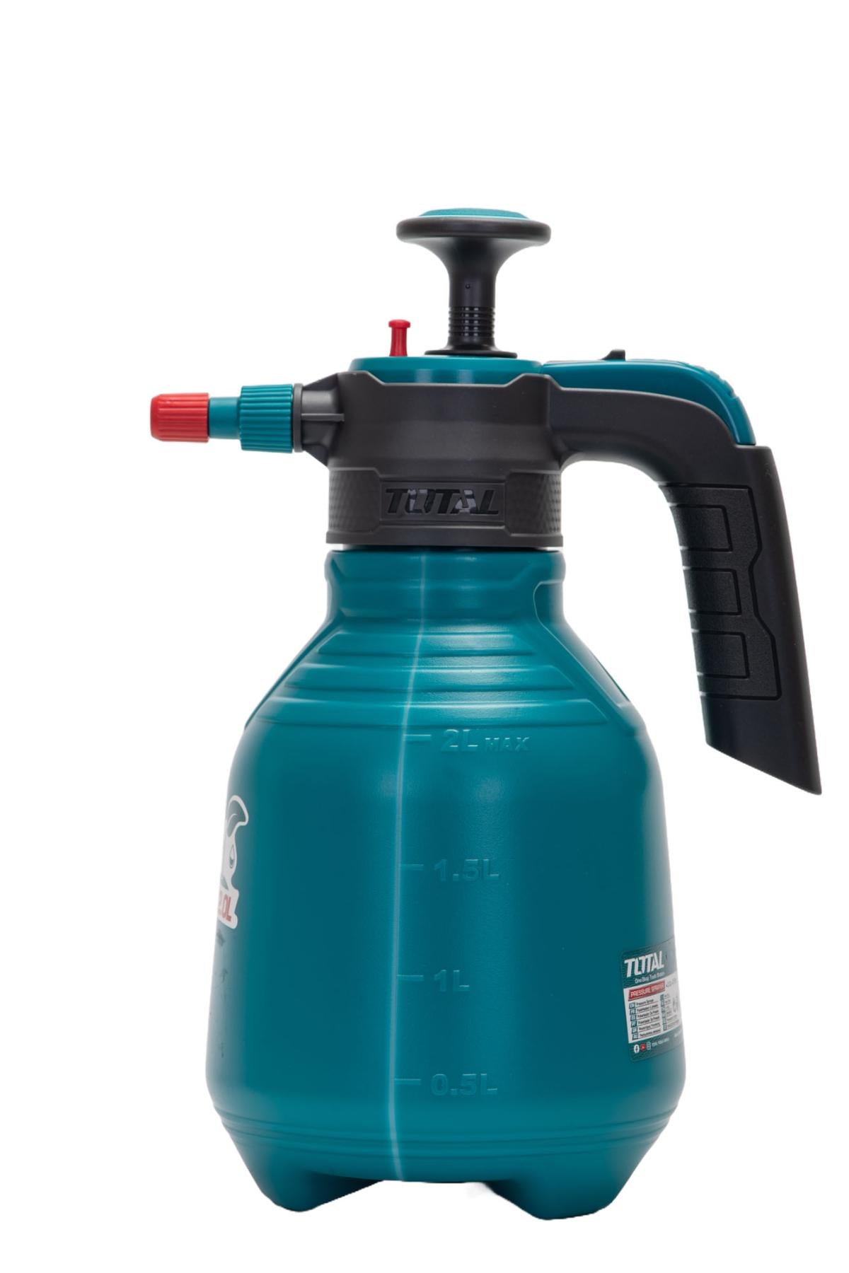 Pompa de stropit manuala Total, capacitate 2L, presiune maxima 2.5 Bar