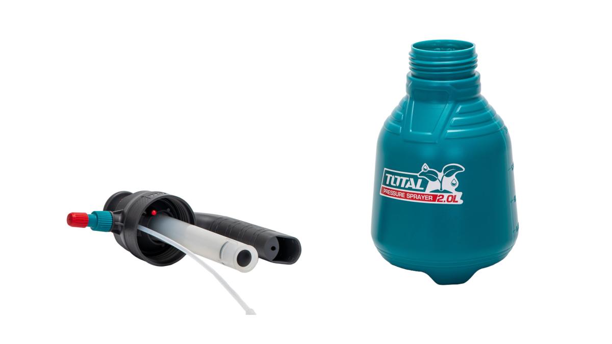 Pompa de stropit manuala Total, capacitate 2L, presiune maxima 2.5 Bar