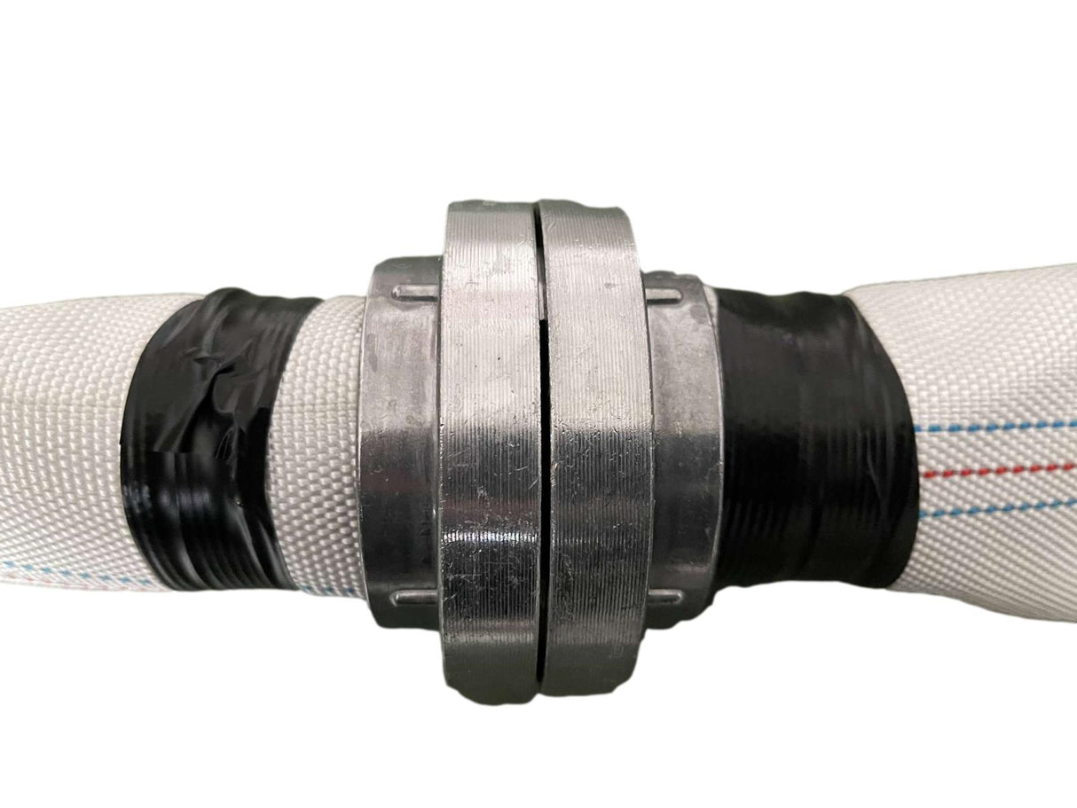 Furtun Wolfson PVC panzat tip pompieri, 2", 20m, Ø 50mm, cu mufe cuplare