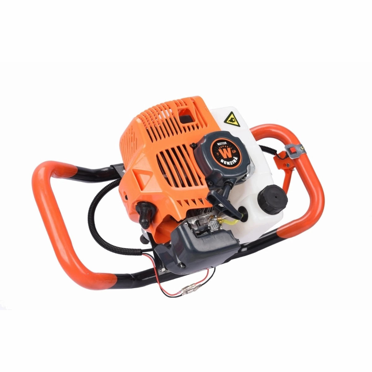 Motoburghiu de pamant WOLFSON® STB-520, 1470W, 3 burghie incluse (100, 200 si 300mm) + 3 ulei rosu, 0.1L